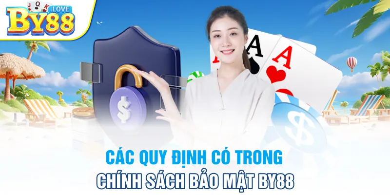 Các quy định có trong chính sách bảo mật BY88