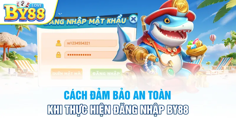 Cách đảm bảo an toàn khi thực hiện đăng nhập BY88