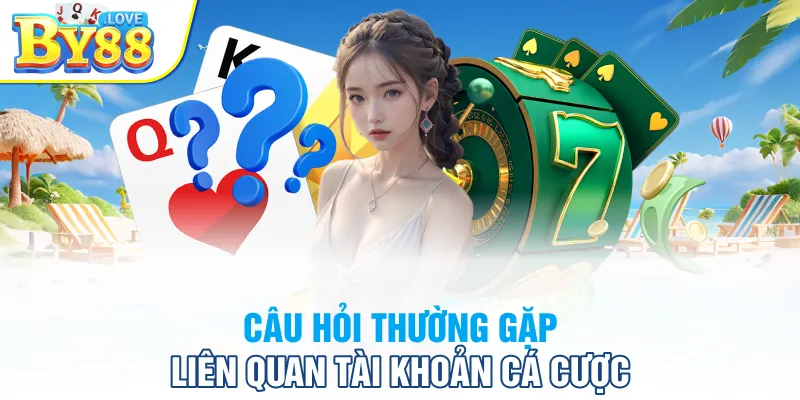 Câu hỏi thường gặp liên quan tài khoản cá cược