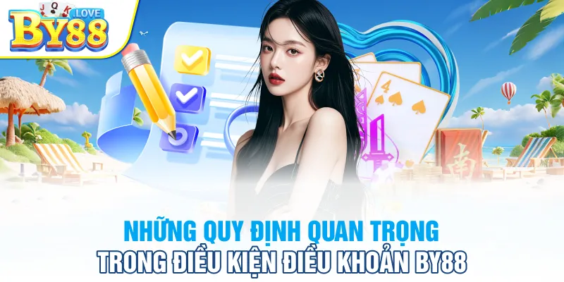Những quy định quan trọng trong điều kiện điều khoản BY88